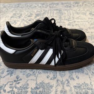 Adidas Samba Black and White Shoes